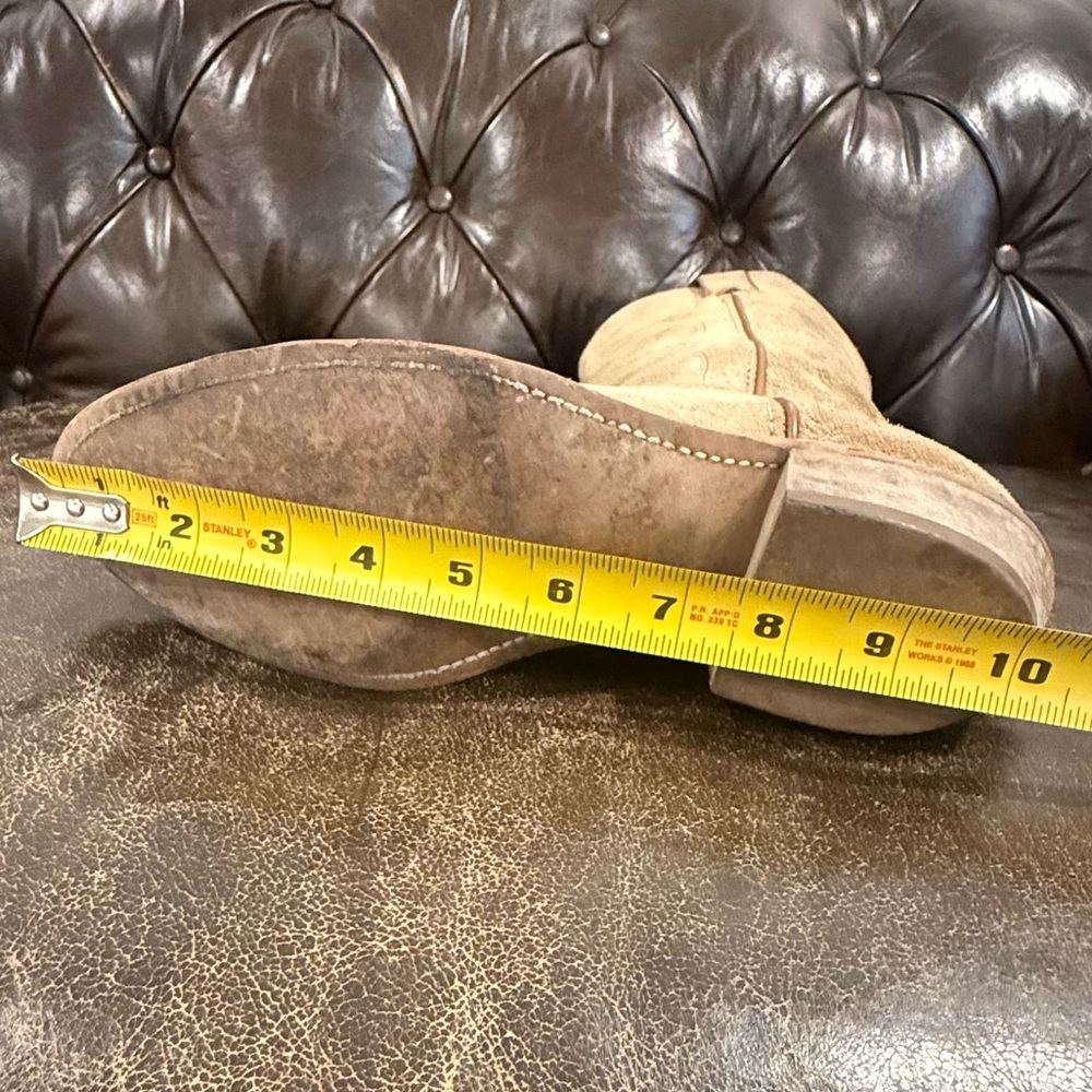 Laredo Tan Suede Men's Western Boots Size 7.5 D (Standard Width) - Picture 4 of 8